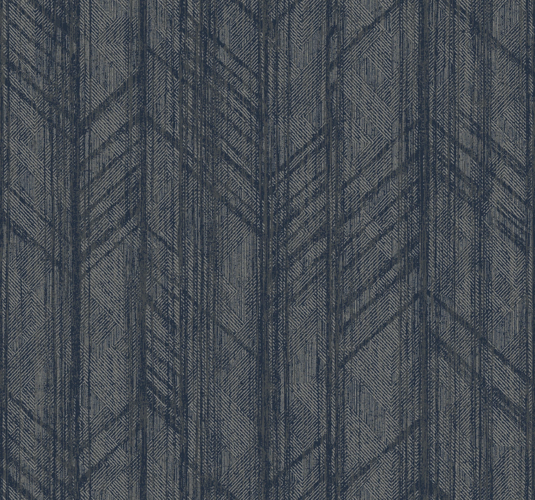 Winthrop Wallpaper in navy color - pattern number 4211-83523 - by Ronald Redding in the Private Reserve collection