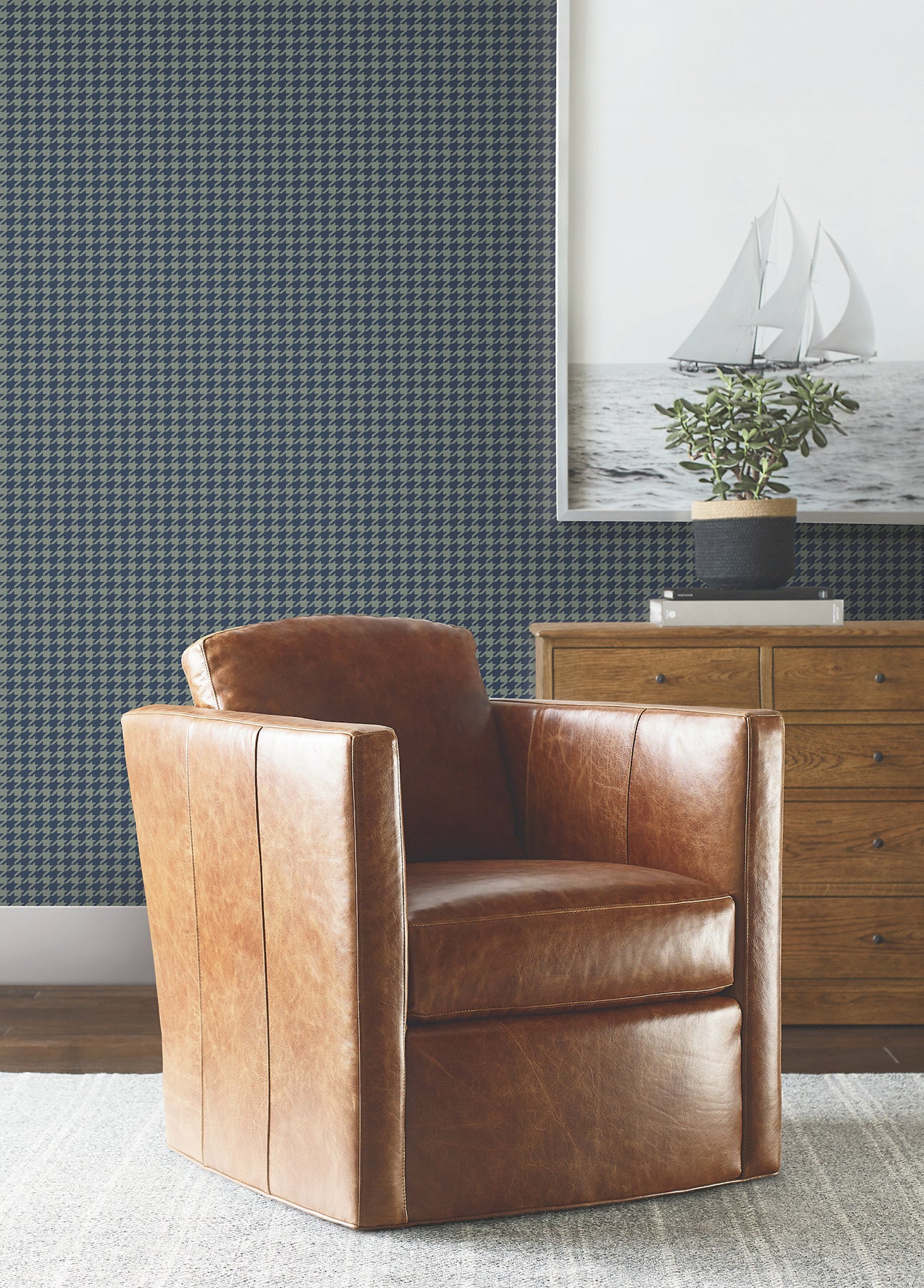 Watson Wallpaper in sea green color - pattern number 4211-83559 - by Ronald Redding in the Private Reserve collection