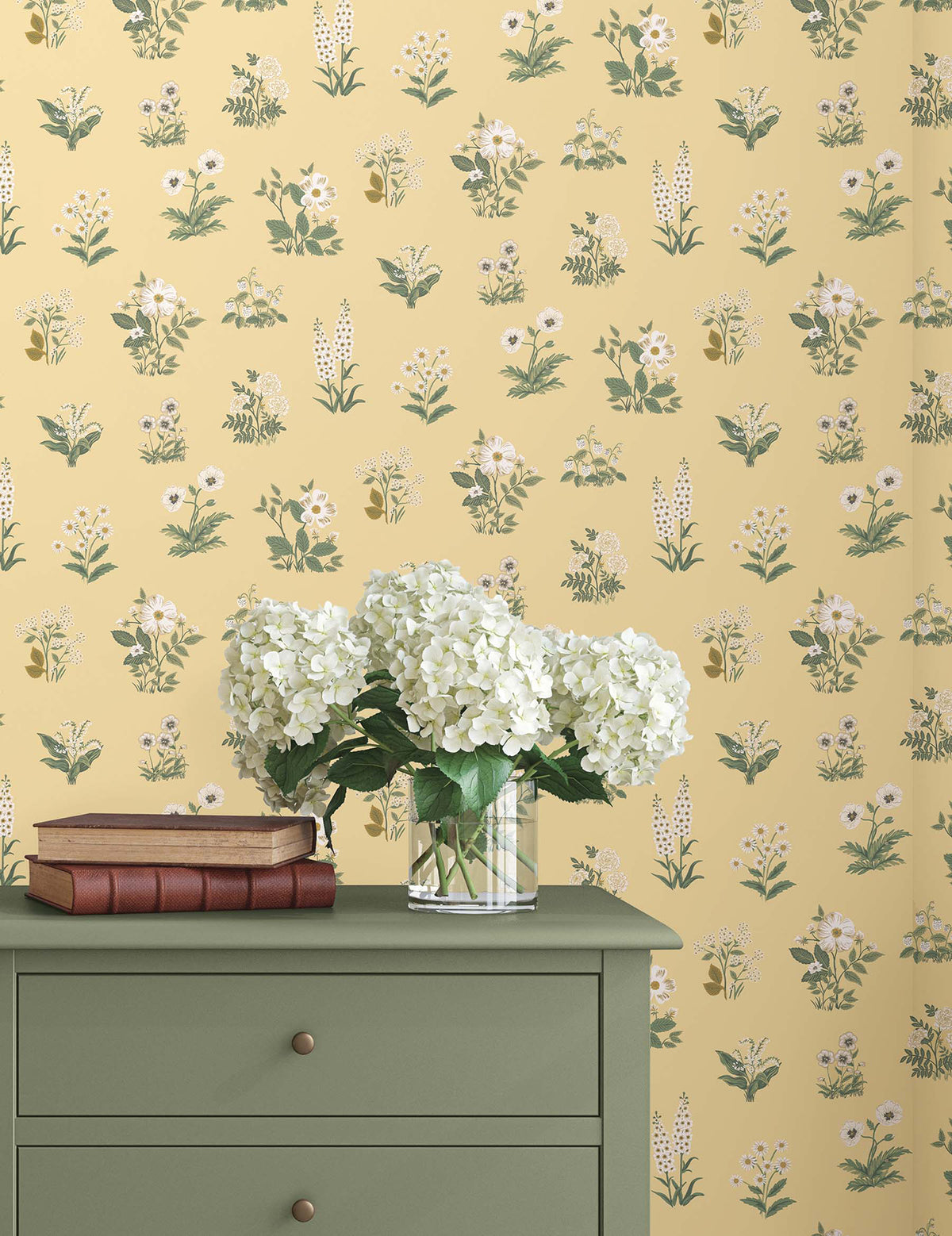 Botanical Wallpaper in Gold color - pattern number 4212-84371 - by Rifle Paper Co in the Rifle Paper Co Fourth Edition collection