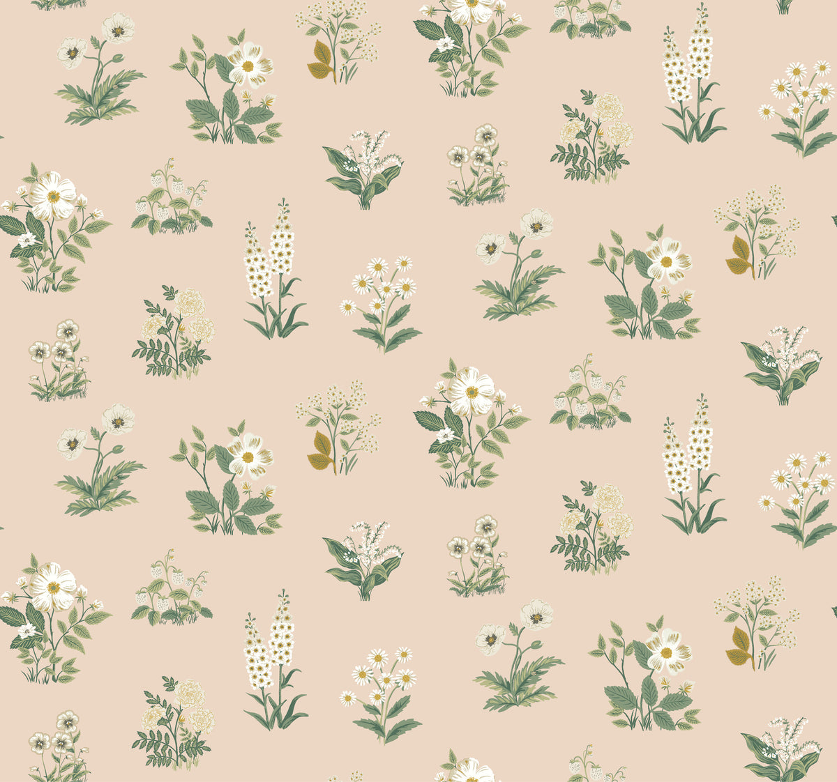 Botanical Wallpaper in Blush color - pattern number 4212-84372 - by Rifle Paper Co in the Rifle Paper Co Fourth Edition collection