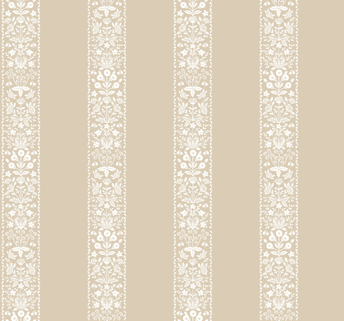 Estee Stripe Wallpaper in Linen color - pattern number 4212-84394 - by Rifle Paper Co in the Rifle Paper Co Fourth Edition collection