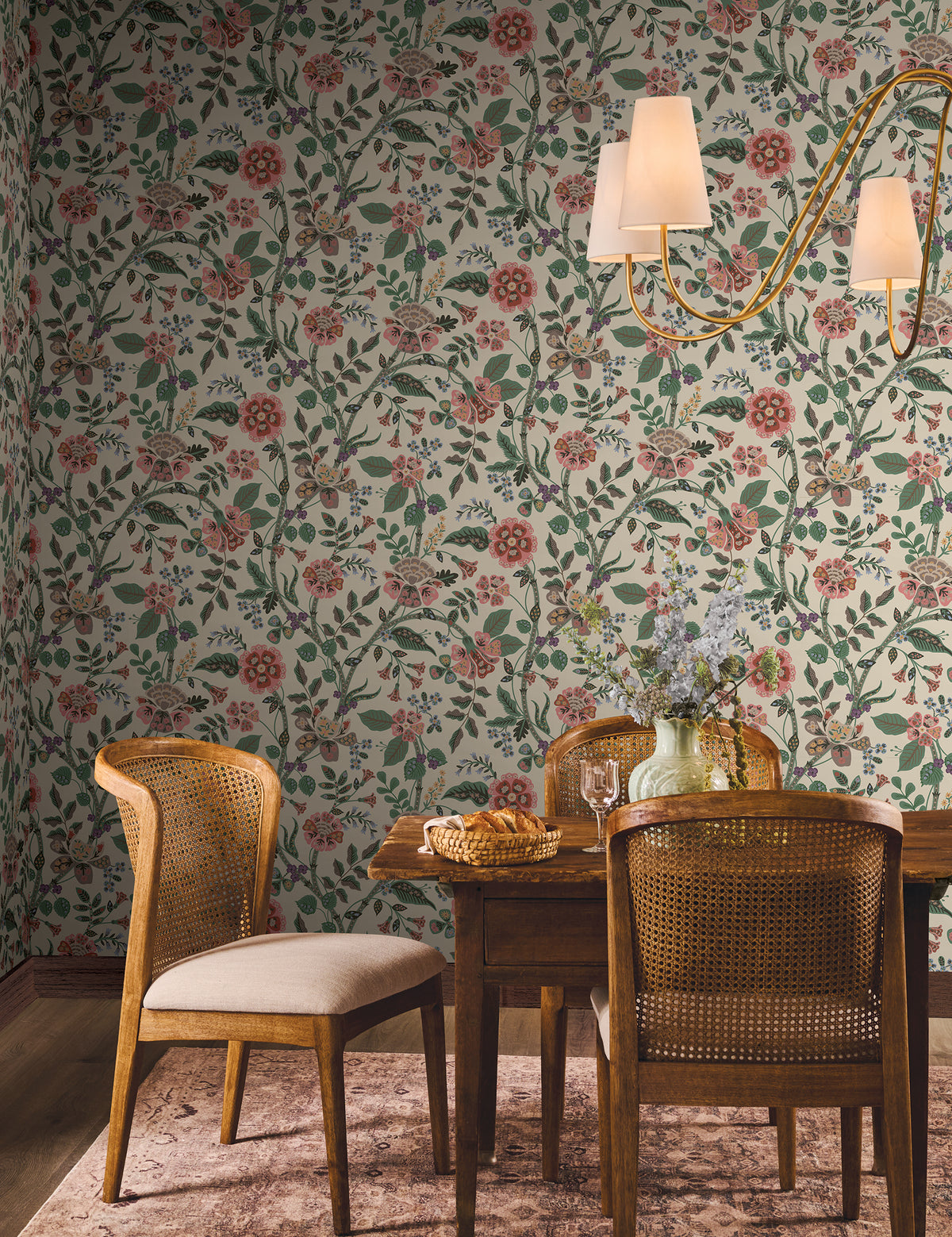Gracie Wallpaper in Cream color - pattern number 4212-84397 - by Rifle Paper Co in the Rifle Paper Co Fourth Edition collection