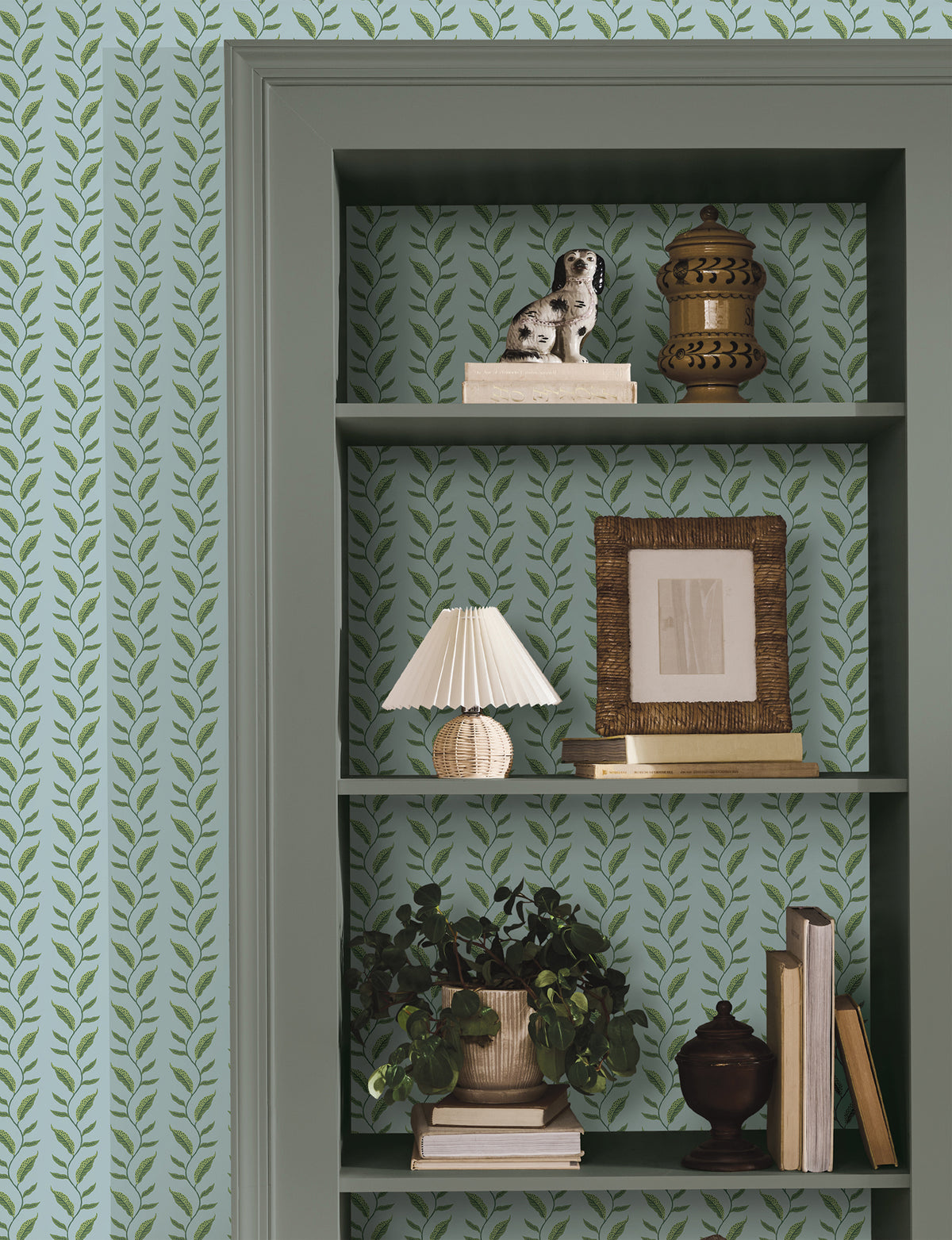 Seagrass Wallpaper in Blue color - pattern number 4212-84406 - by Rifle Paper Co in the Rifle Paper Co Fourth Edition collection
