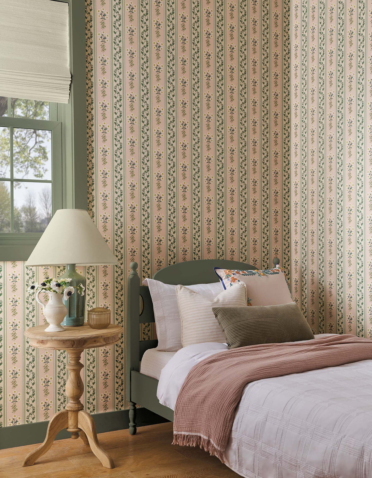 Portico Wallpaper in Blush color - pattern number 4212-84416 - by Rifle Paper Co in the Rifle Paper Co Fourth Edition collection
