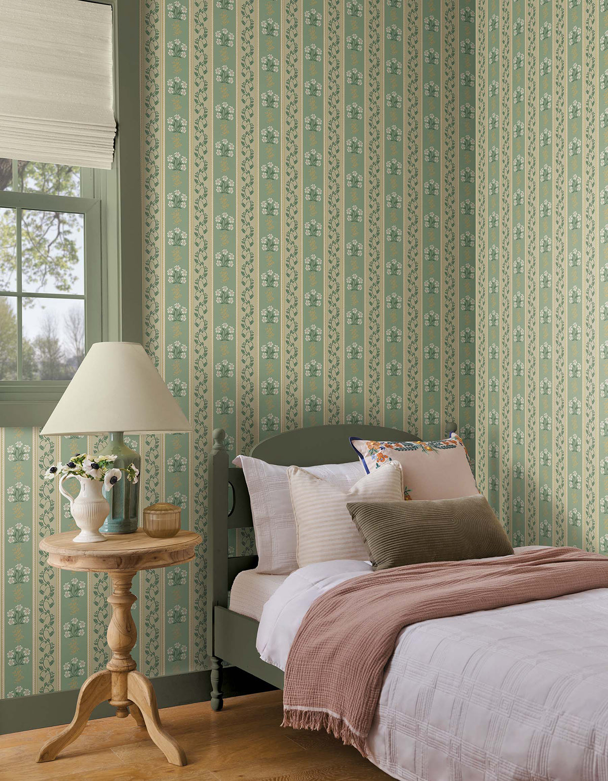 Portico Wallpaper in Sage color - pattern number 4212-84418 - by Rifle Paper Co in the Rifle Paper Co Fourth Edition collection