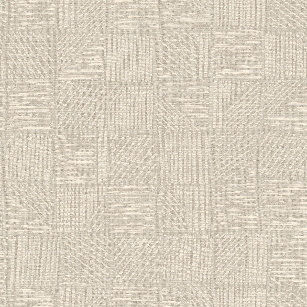 Chiseled Patchwork Faux Fabric Wallpaper in Neutral color - pattern number 4228-84155 - by York in the Maestro collection