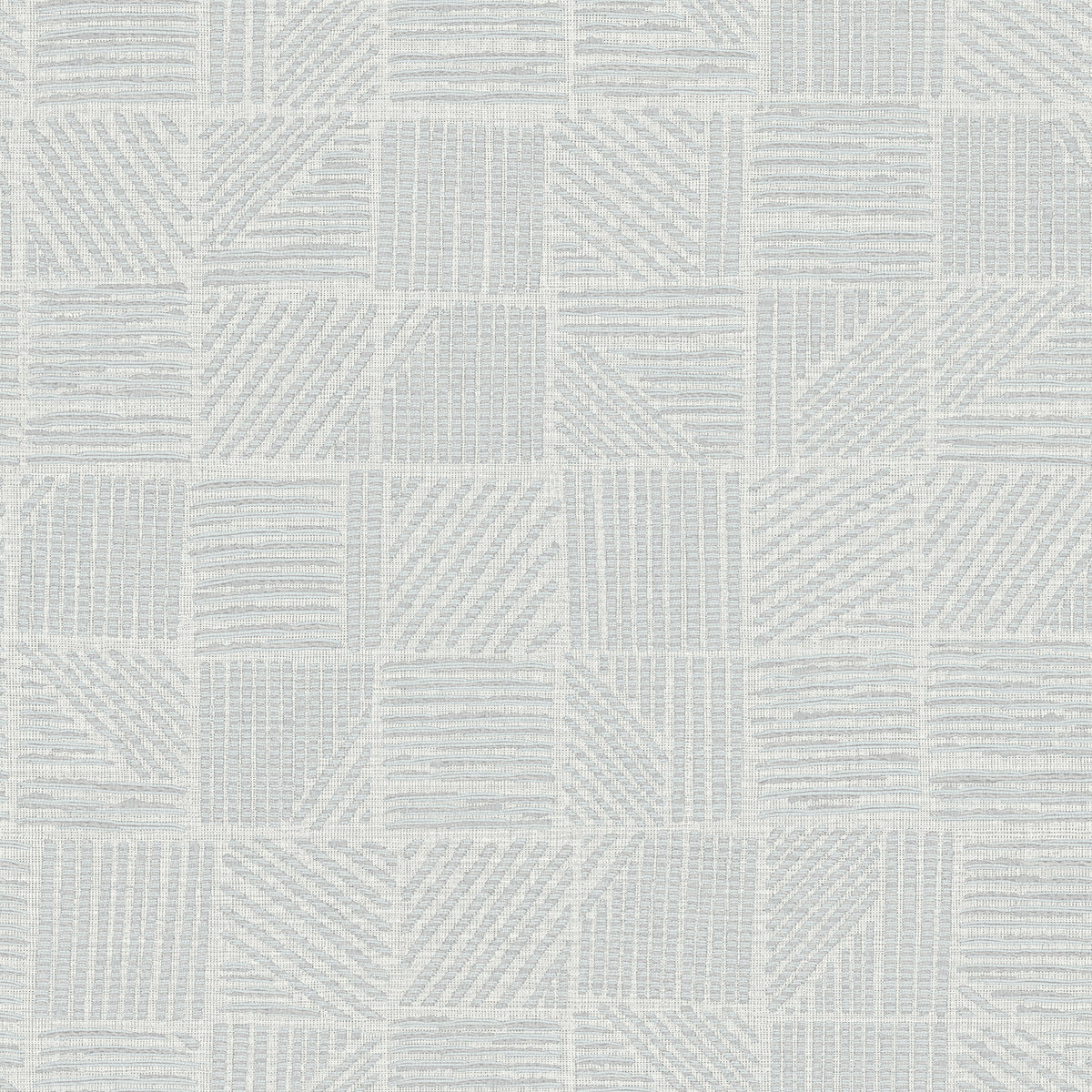 Chiseled Patchwork Faux Fabric Wallpaper in Grey color - pattern number 4228-84159 - by York in the Maestro collection