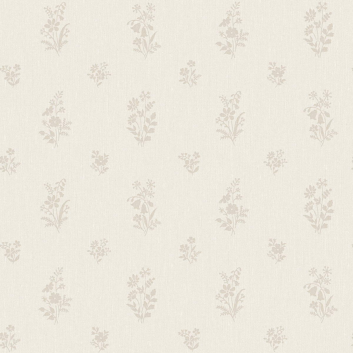 Petit Fleurs wallpaper in natural color - pattern number 4265 - by Schumacher in the Borastapeter collection
