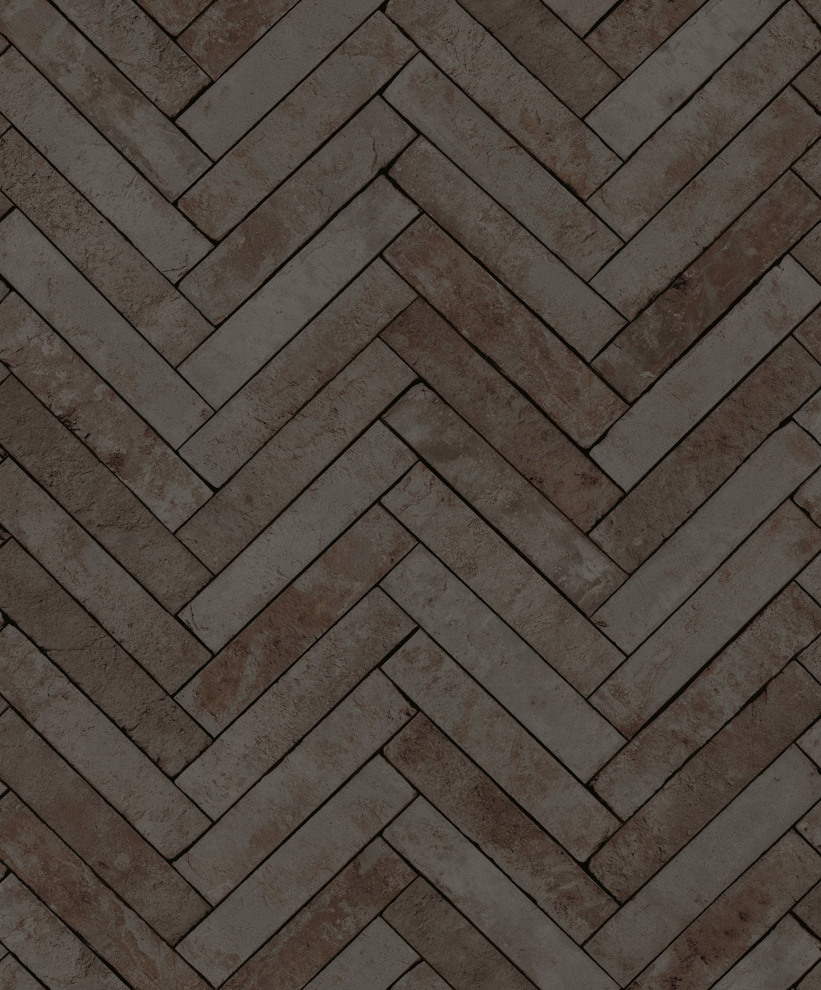 Brick Herringbone wallpaper in silver grey color - pattern number 45761 - by Galerie in the The Bricks And More collection