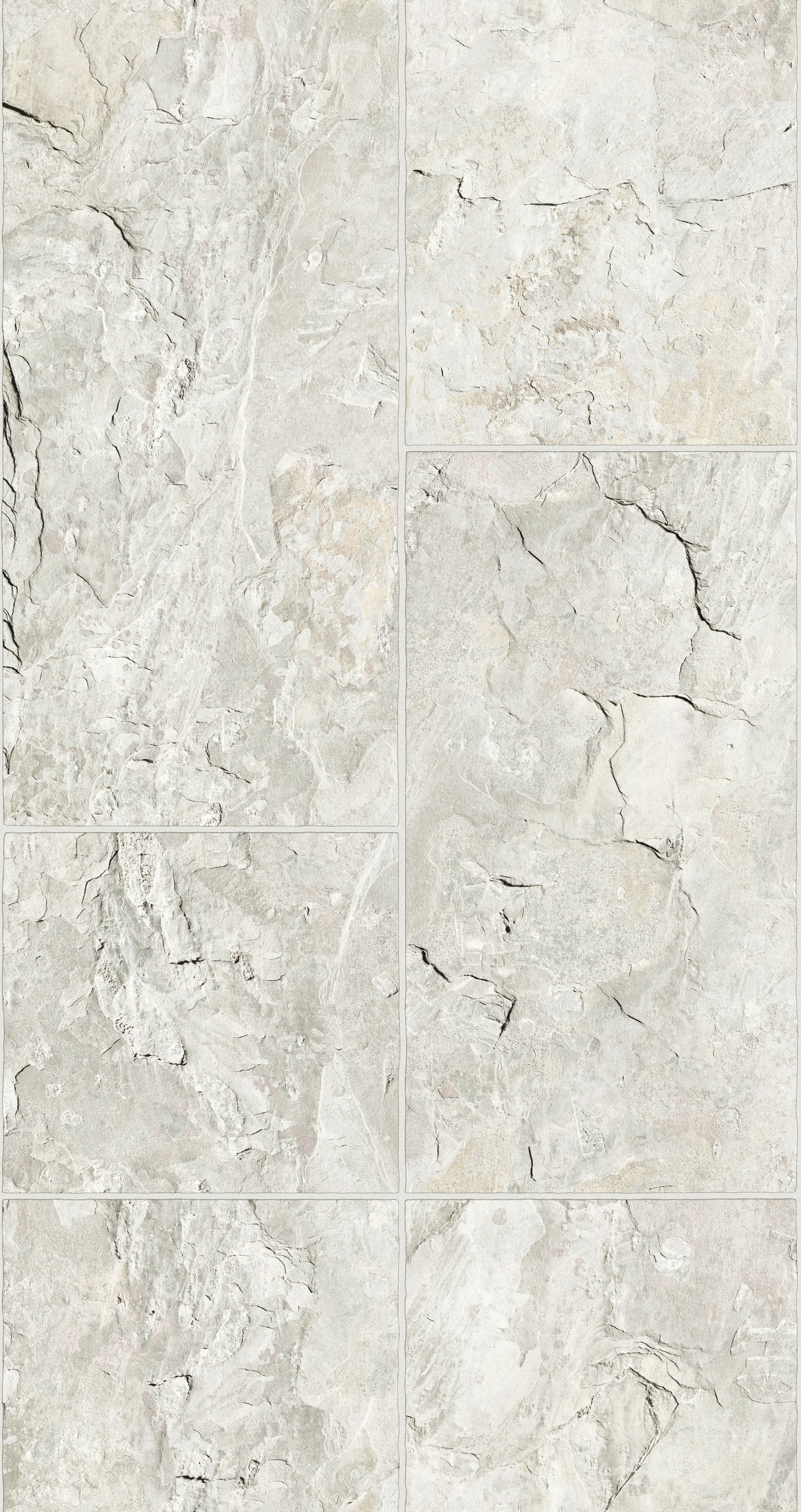 Tile optic wallpaper in silver grey color - pattern number 45767 - by Galerie in the The Bricks And More collection