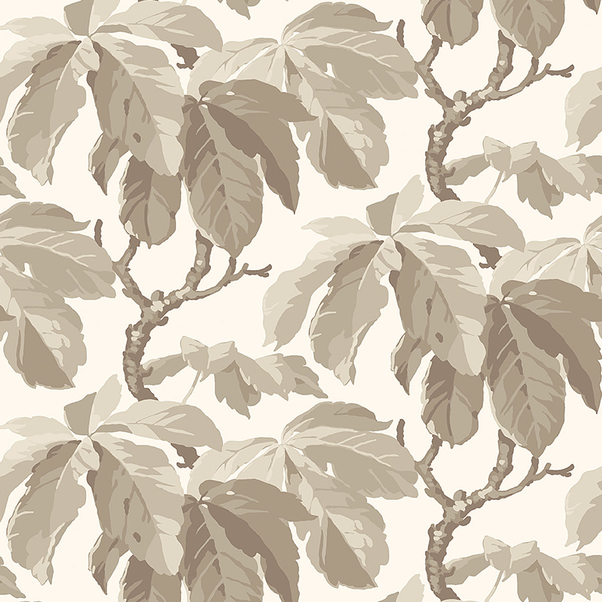 Kastanj fabric in stone color - pattern number 4840 - by Schumacher in the A Country Life collection