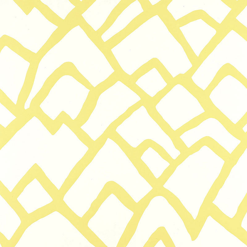 Zimba fabric in soft chartreuse color - pattern number 5003301 - by Schumacher in the Avant Garde collection