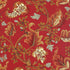 Fox Hollow fabric in tomato and brass color - pattern number 5004102 - by Schumacher in the Perennial Favorites collection
