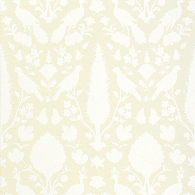 Chenonceau fabric in bisque color - pattern number 5004124 - by Schumacher in the Print Happy Wallpapers collection