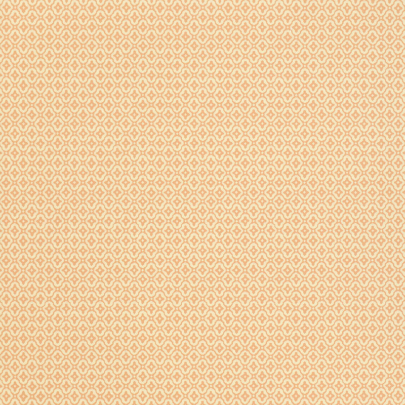 Prescott Diamond fabric in terra cotta color - pattern number 5004155 - by Schumacher in the Essential Wallcoverings Small Prints collection