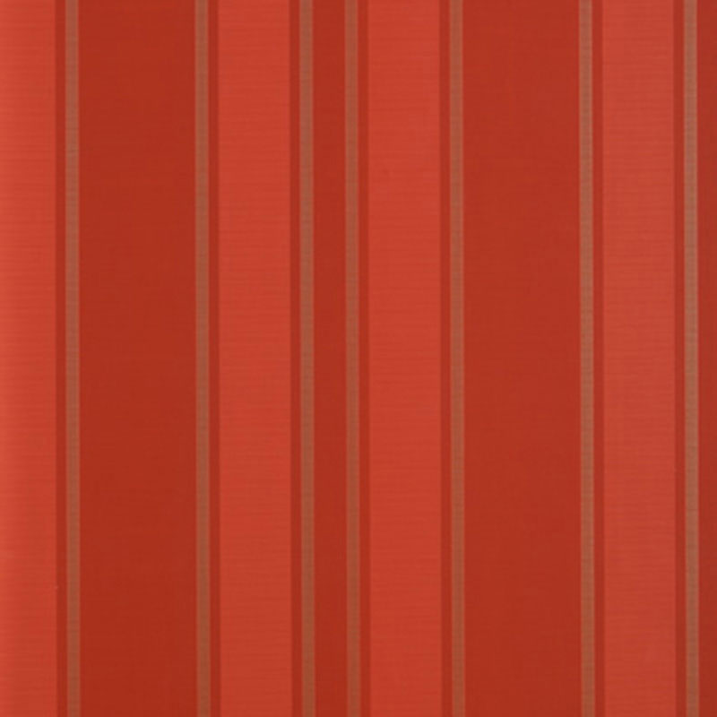 Morgan Stripe fabric in coral color - pattern number 5004563 - by Schumacher in the Essential Wallcoverings Stripes collection