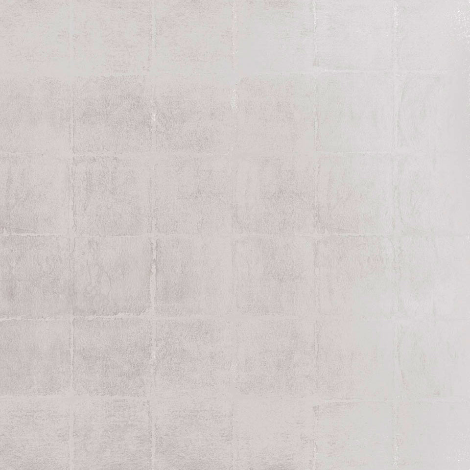 Silver Leaf fabric in silver color - pattern number 5004680 - by Schumacher in the Fabulous Faux collection