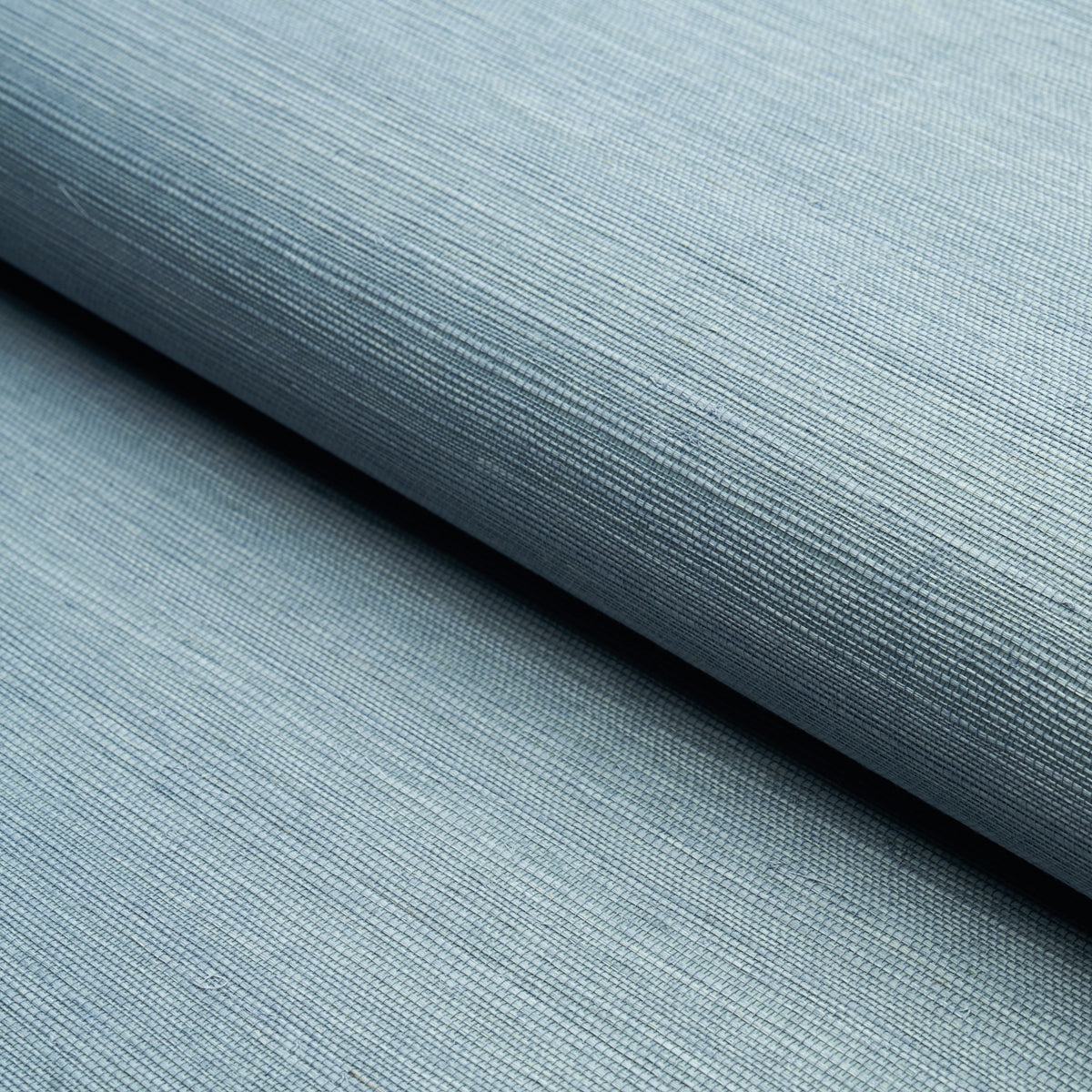Haruki Sisal fabric in cornflower color - pattern number 5004706 - by Schumacher in the Essential Wallcoverings Sisals collection