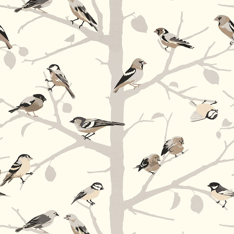 A Twitter fabric in winter color - pattern number 5005030 - by Schumacher in the Modern Nature collection