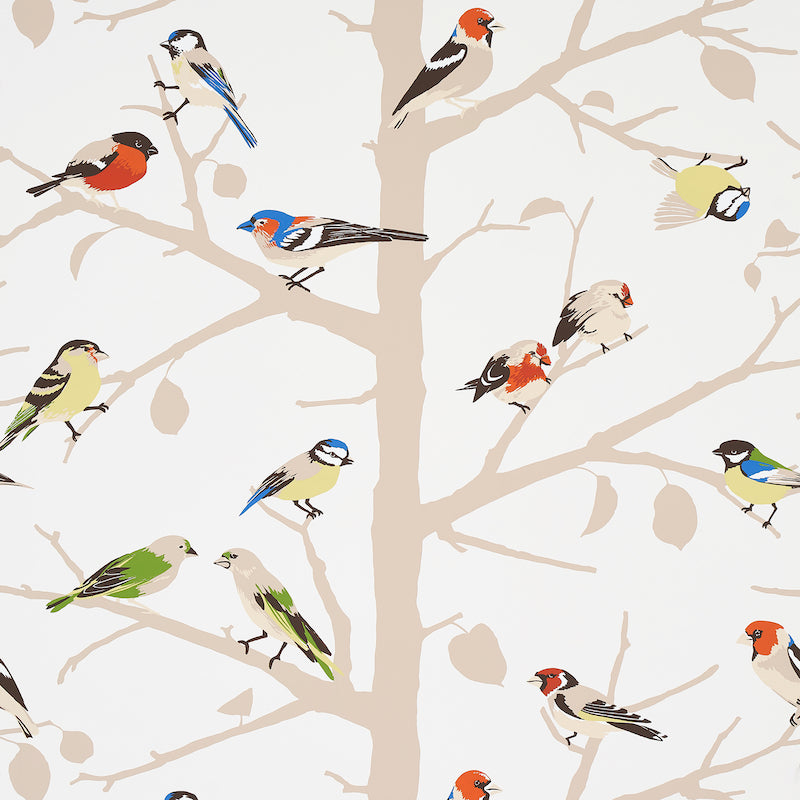 A Twitter fabric in summer color - pattern number 5005031 - by Schumacher in the Modern Nature collection