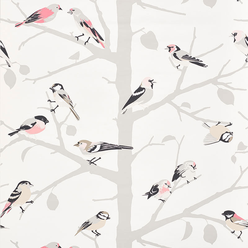 A Twitter fabric in blush color - pattern number 5005032 - by Schumacher in the Modern Nature collection