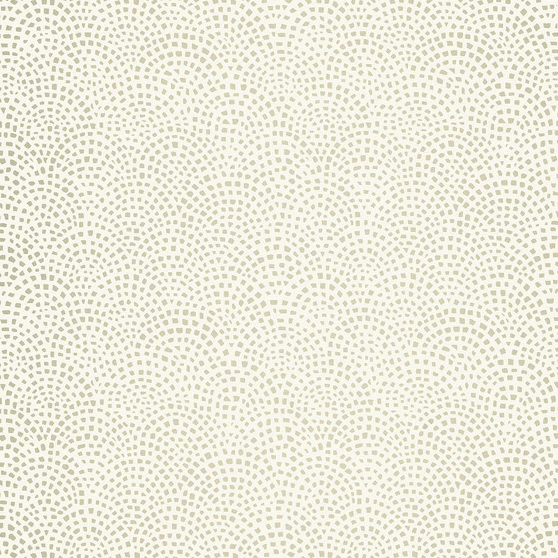 Mosaic fabric in silver color - pattern number 5005040 - by Schumacher in the Modern Nature collection