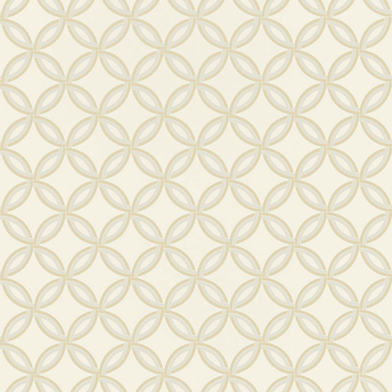Spherica wallpaper in parchment color - pattern number 5005130 - by Schumacher in the Modern Nature collection