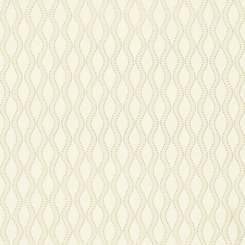 Ribbon Wave wallpaper in bone color - pattern number 5005160 - by Schumacher in the Simply Charming Wallpapers collection