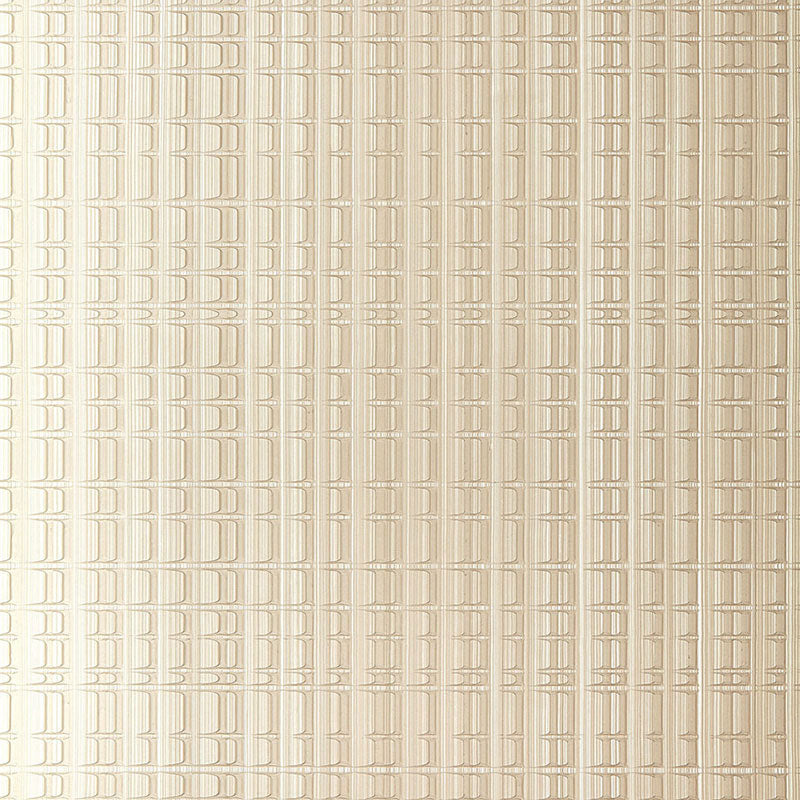 Urban Stripe fabric in silvered taupe color - pattern number 5005641 - by Schumacher in the Modern Glamour collection