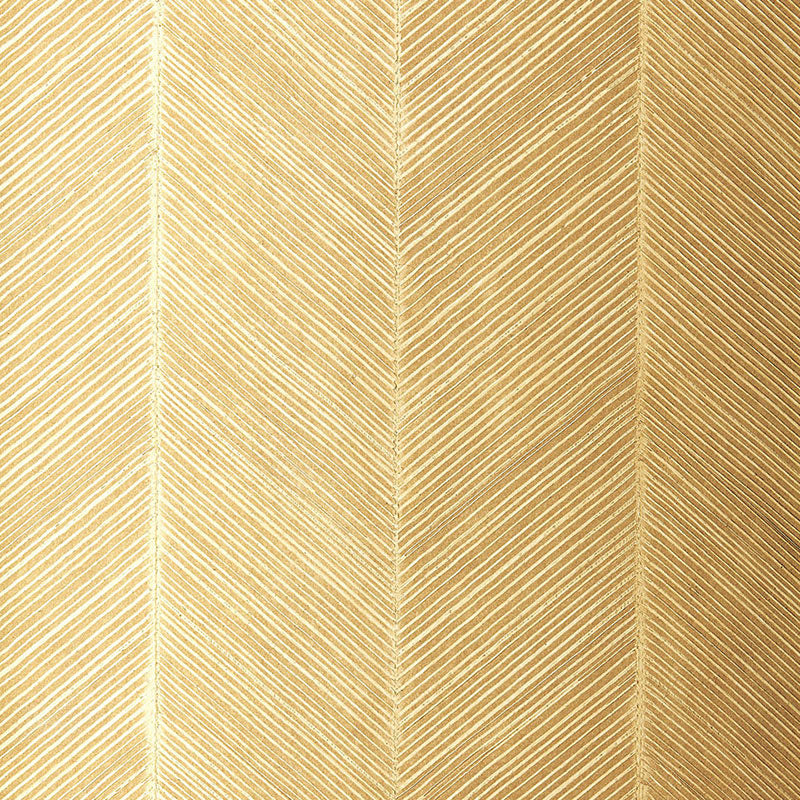 Chevron Texture fabric in white gold color - pattern number 5005651 - by Schumacher in the Modern Glamour collection