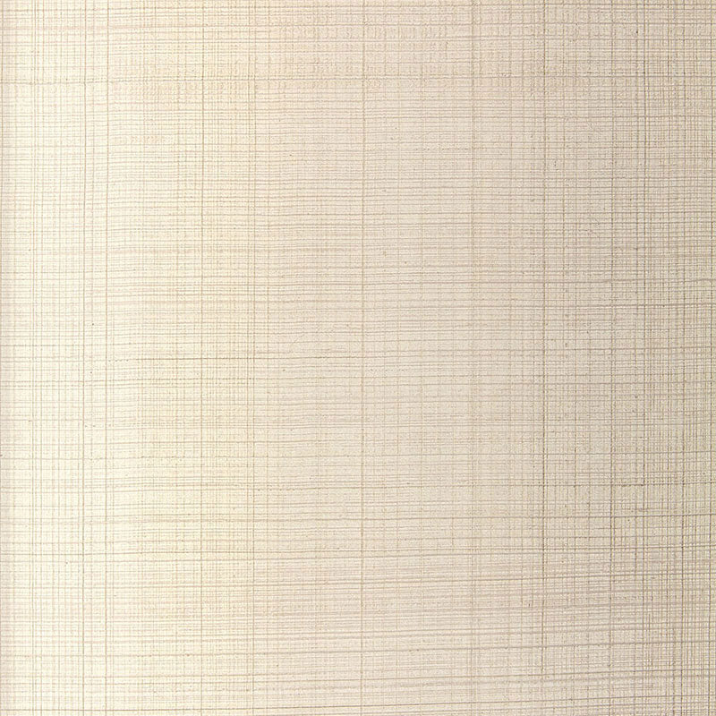 Brushed Plaid wallpaper in oyster color - pattern number 5005782 - by Schumacher in the Fabulous Faux collection