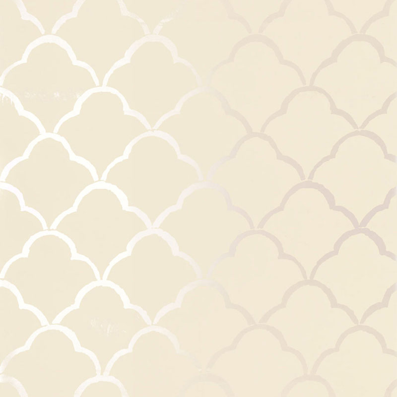 Costa Del Sol wallpaper in champagne color - pattern number 5005940 - by Schumacher in the Byzantium collection