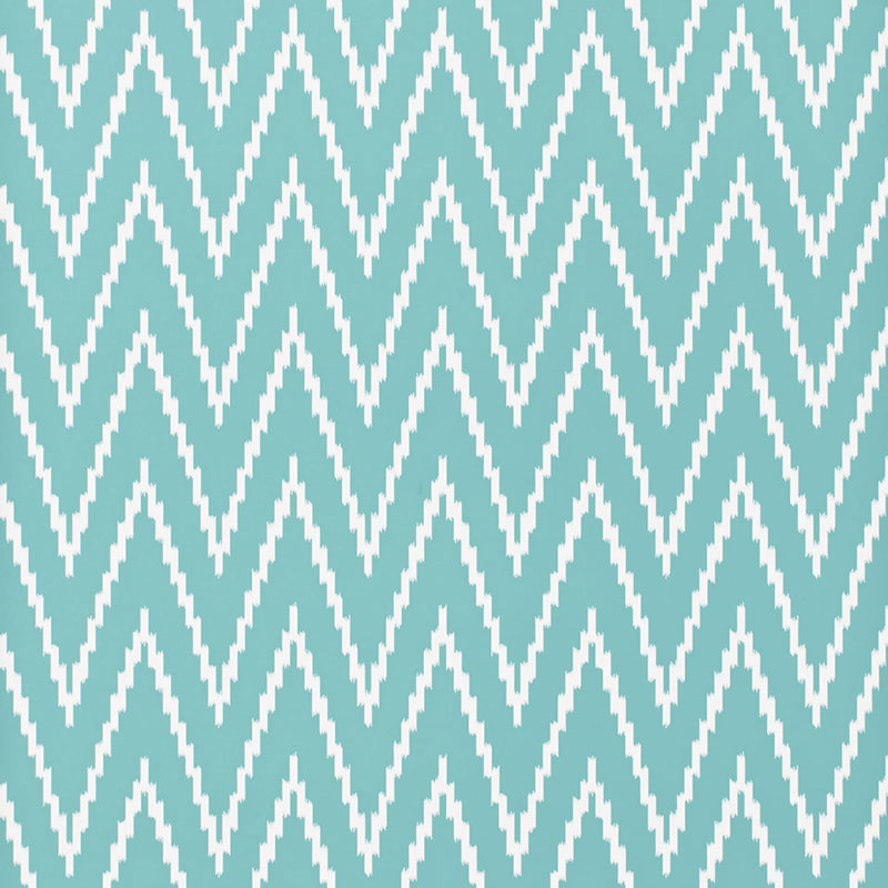 Kasari Ikat wallpaper in azure color - pattern number 5005995 - by Schumacher in the Byzantium collection