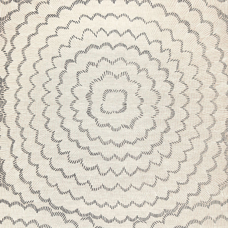 Feather Bloom Sisal fabric in dove color - pattern number 5006070 - by Schumacher in the Celerie Kemble collection