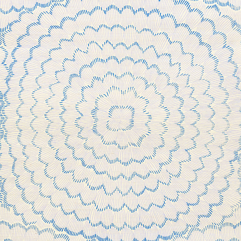 Feather Bloom Sisal fabric in wisteria color - pattern number 5006078 - by Schumacher in the Celerie Kemble collection