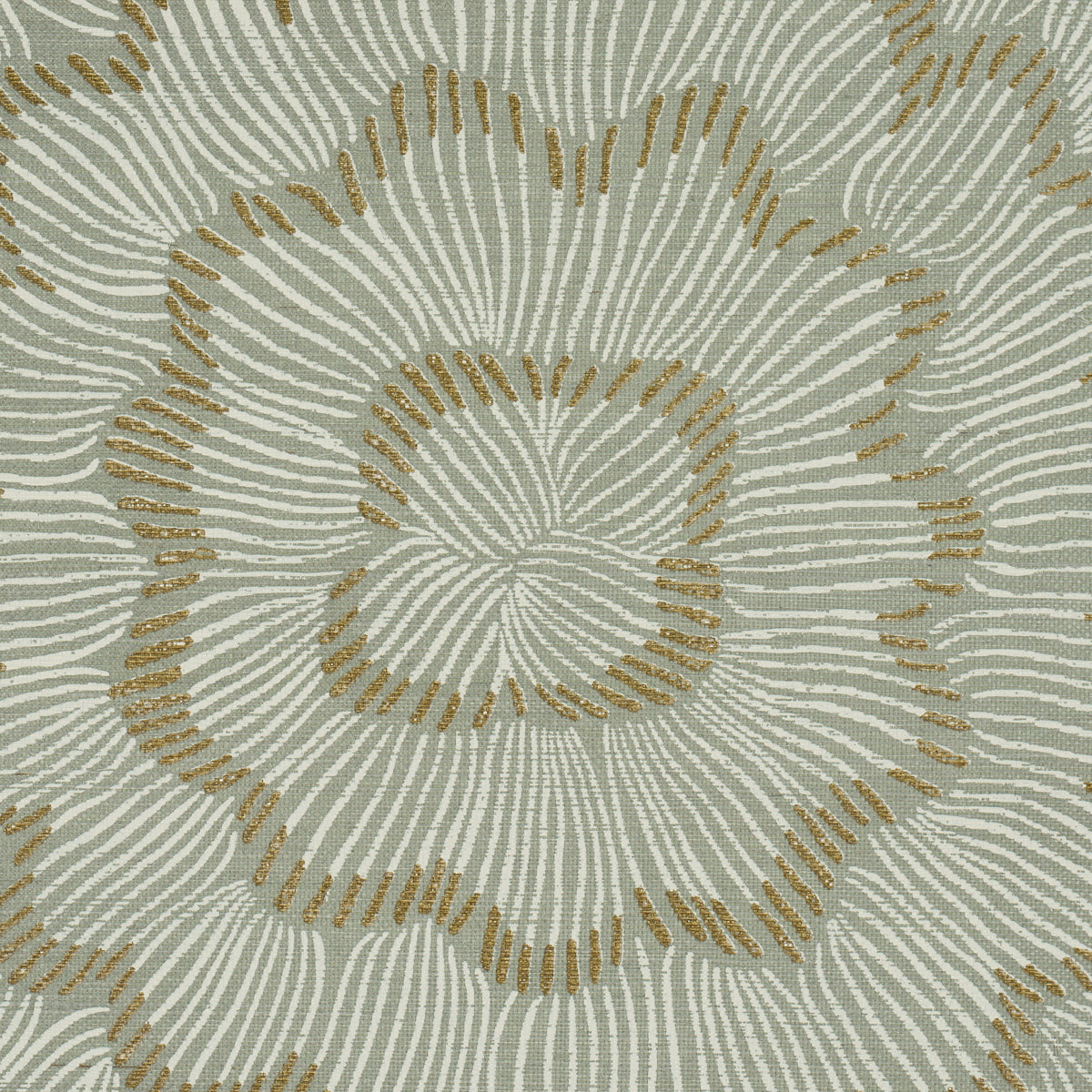 Feather Bloom Sisal Wallpaper in seaglass color - pattern number 5006079 - by Schumacher in the Perennial Favorites collection