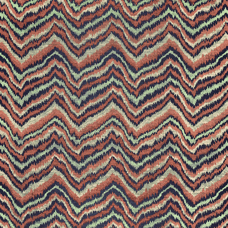 Flame Sisal wallpaper in cha cha color - pattern number 5006082 - by Schumacher in the Celerie Kemble collection