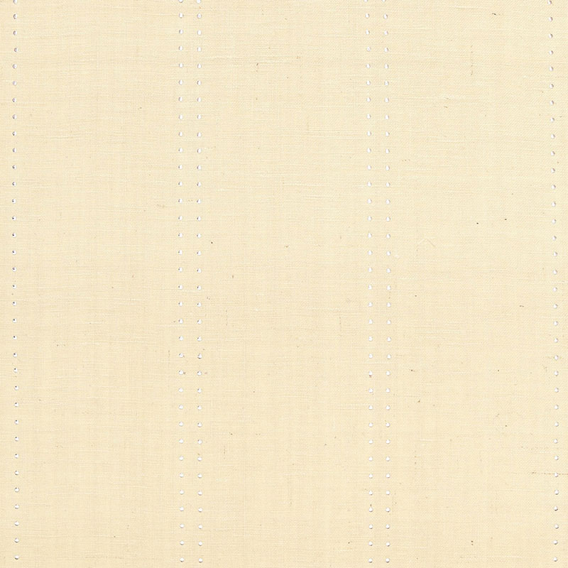 Stud Stripe wallpaper in ivory silver color - pattern number 5006110 - by Schumacher in the Celerie Kemble collection