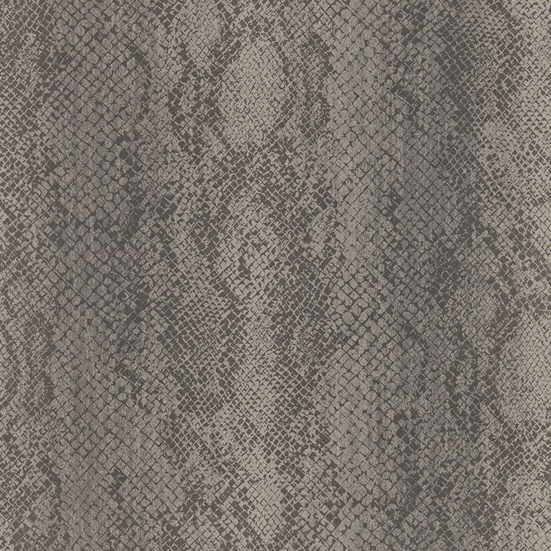 Cody Snakeskin fabric in smoke color - pattern number 5006232 - by Schumacher in the Luxe Lodge collection