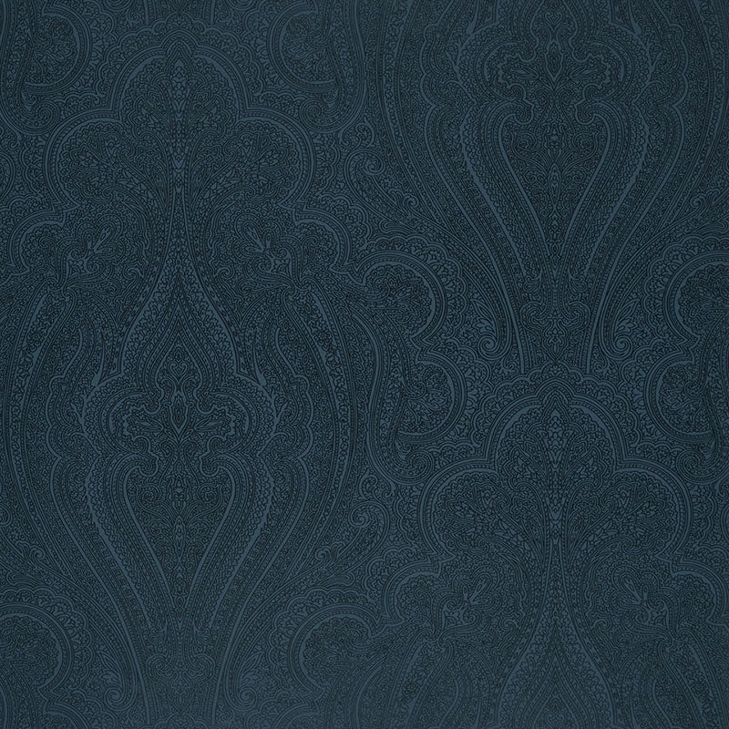 Breckenridge Paisley fabric in lapis color - pattern number 5006241 - by Schumacher in the Luxe Lodge collection