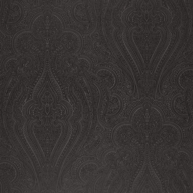 Breckenridge Paisley fabric in charcoal color - pattern number 5006243 - by Schumacher in the Luxe Lodge collection