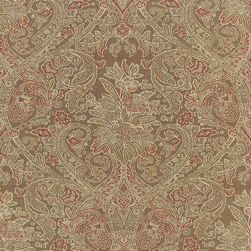 Sinclair Paisley fabric in vicuna color - pattern number 5006251 - by Schumacher in the Luxe Lodge collection
