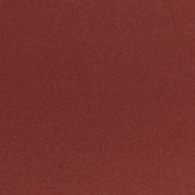 Chester Wool Sidewall fabric in carmine color - pattern number 5006294 - by Schumacher in the Luxe Lodge collection