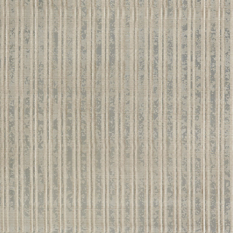 Galvanized Rib wallpaper in silver leaf color - pattern number 5007360 - by Schumacher in the Fabulous Faux collection
