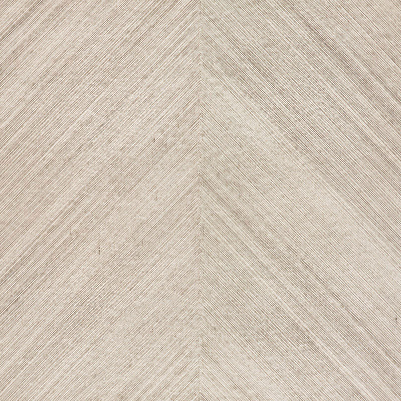 Combed Chevron wallpaper in birch color - pattern number 5007420 - by Schumacher in the Fabulous Faux collection
