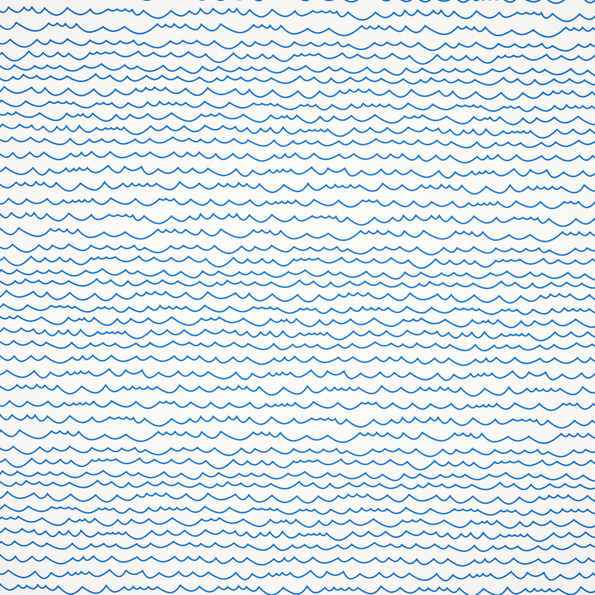 Waves wallpaper in blue color - pattern number 5007462 - by Schumacher in the Moon River collection