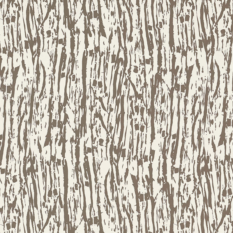 Tree Texture fabric in mocha color - pattern number 5007472 - by Schumacher in the Drawn from Nature collection