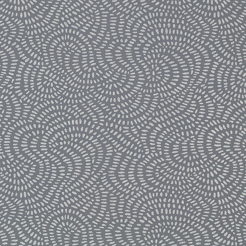 Whirlpool fabric in mercury color - pattern number 5007482 - by Schumacher in the Drawn from Nature collection