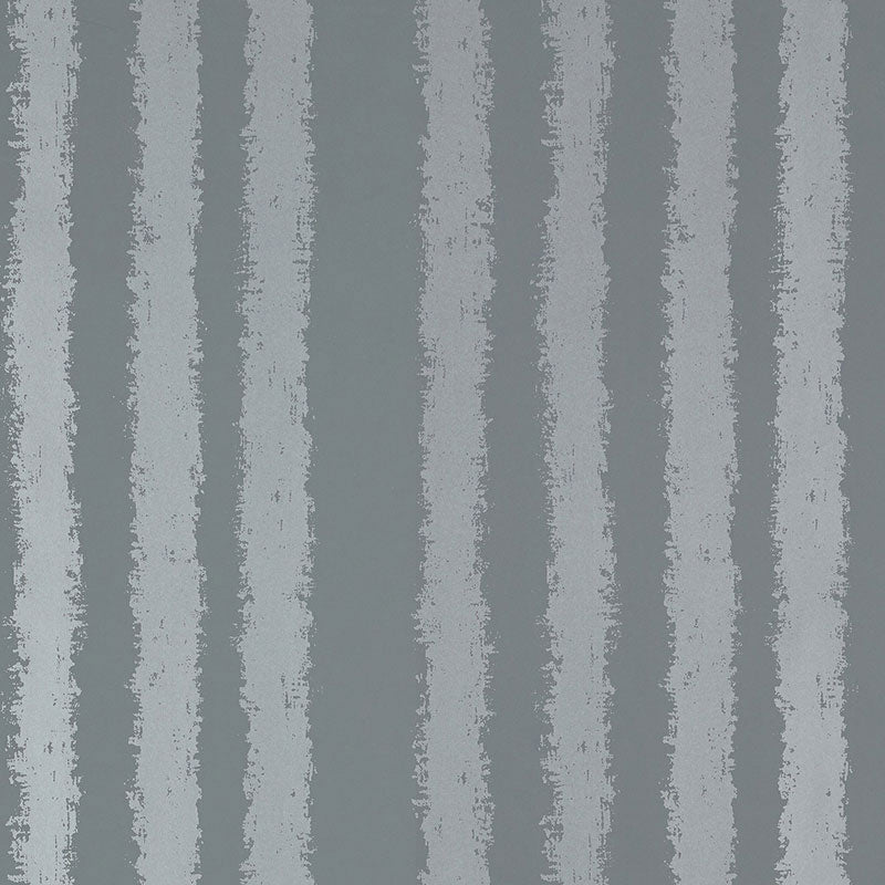 Tree Stand wallpaper in slate shimmer color - pattern number 5007603 - by Schumacher in the Drawn from Nature collection