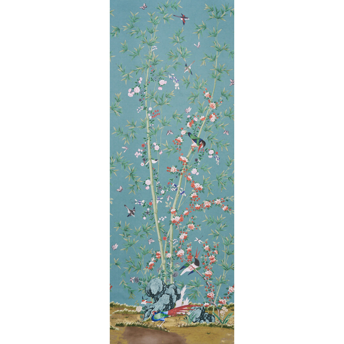 Brighton Pavilion Panel fabric in multi color - pattern number 5007740 - by Schumacher in the Miles Redd collection